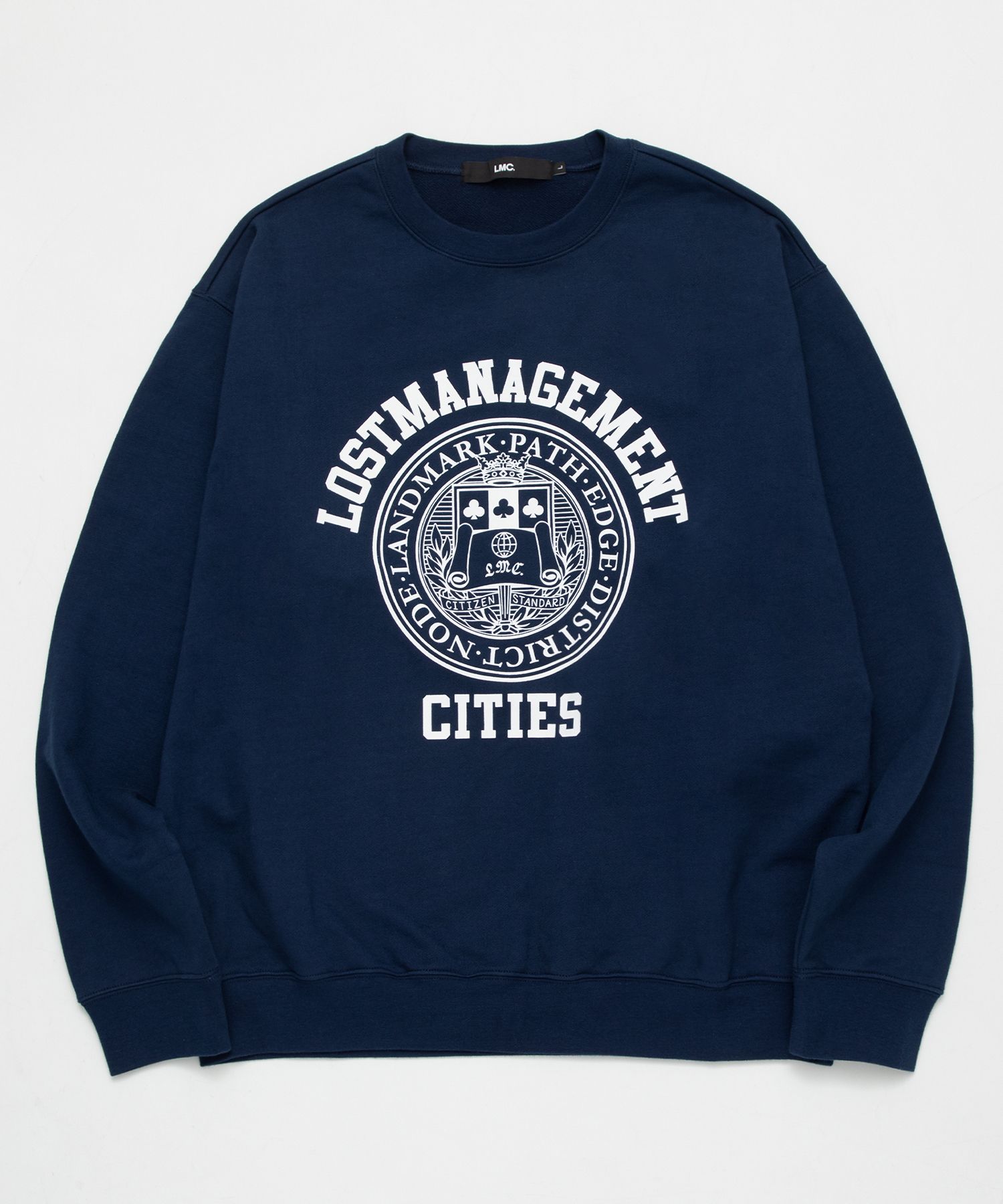 さらに100円引き◆LMC◆LMC TWO-TONE BLOCK SWEATSHIRT LMC LMC TWO-TONE BLOCK SWEATSHIRT sand | International Store
