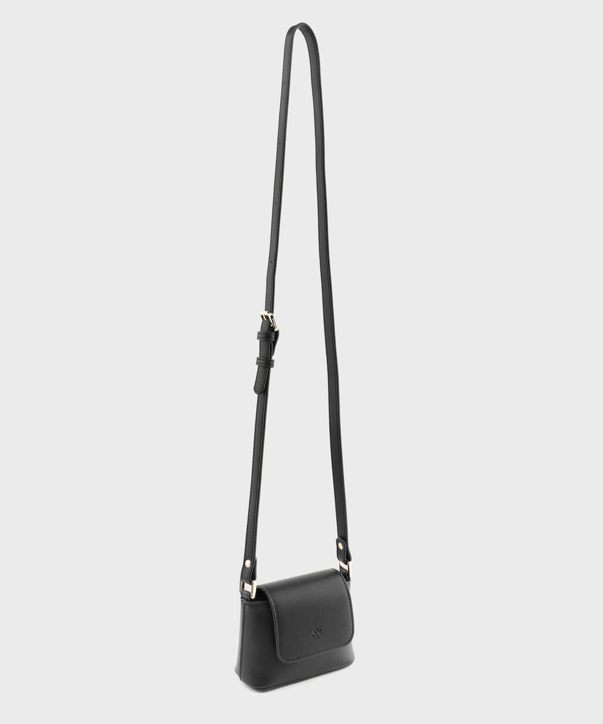 몽삭(MONSAC) 모니카 미니 바게트백 블랙 AP15-2174-BK