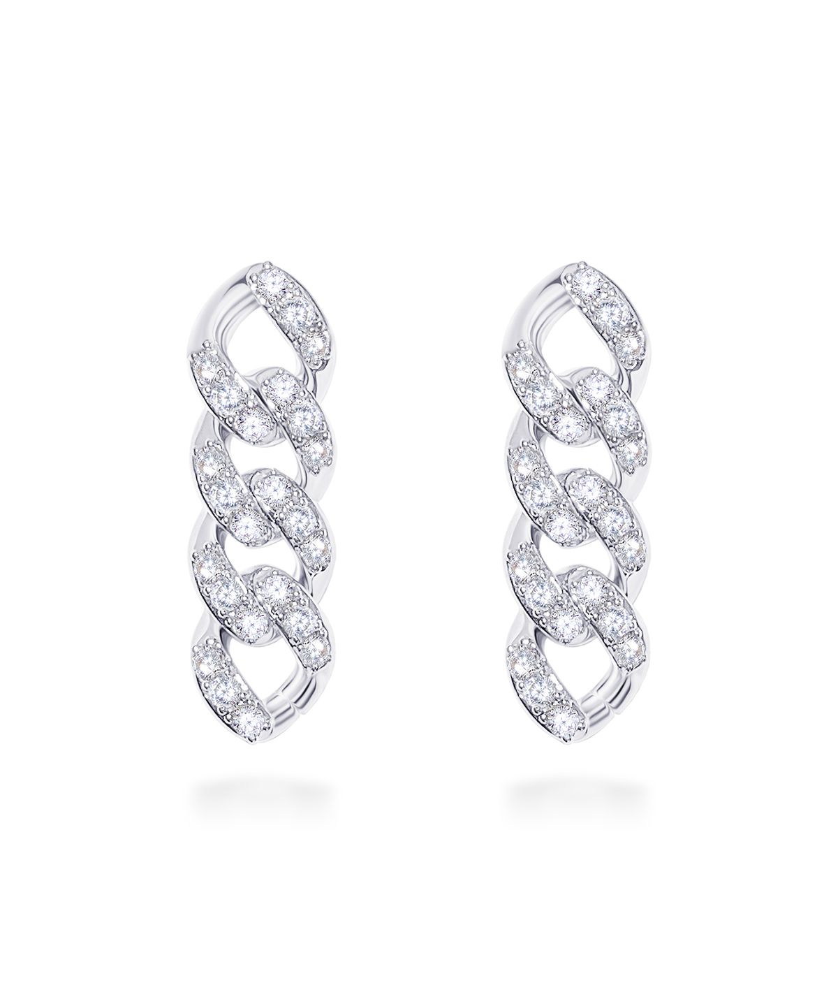 레인드랍 쥬얼리(RAINDROP JEWELRY) 레인드랍 스톤스 쿠반 체인 귀걸이