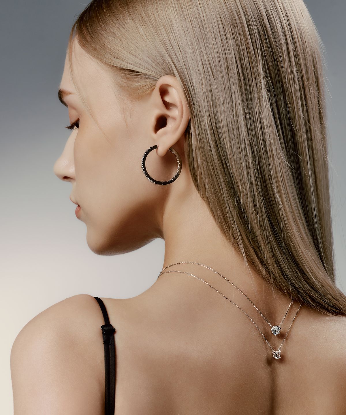 레인드랍 쥬얼리(RAINDROP JEWELRY) 레인드랍 6 프롱 솔리테어 목걸이 [S925]