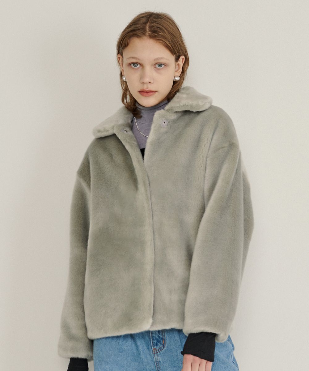 MUSINSA公式 | SINOON ECO FUR JACKET