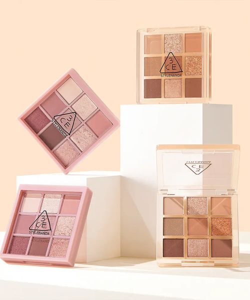 3CE Multi Eye Color Palette (with complimentary pink accent brush)