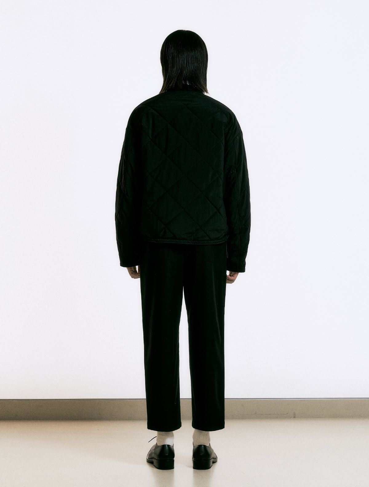 데호(DEHO) QUILTED JACKET [Black]