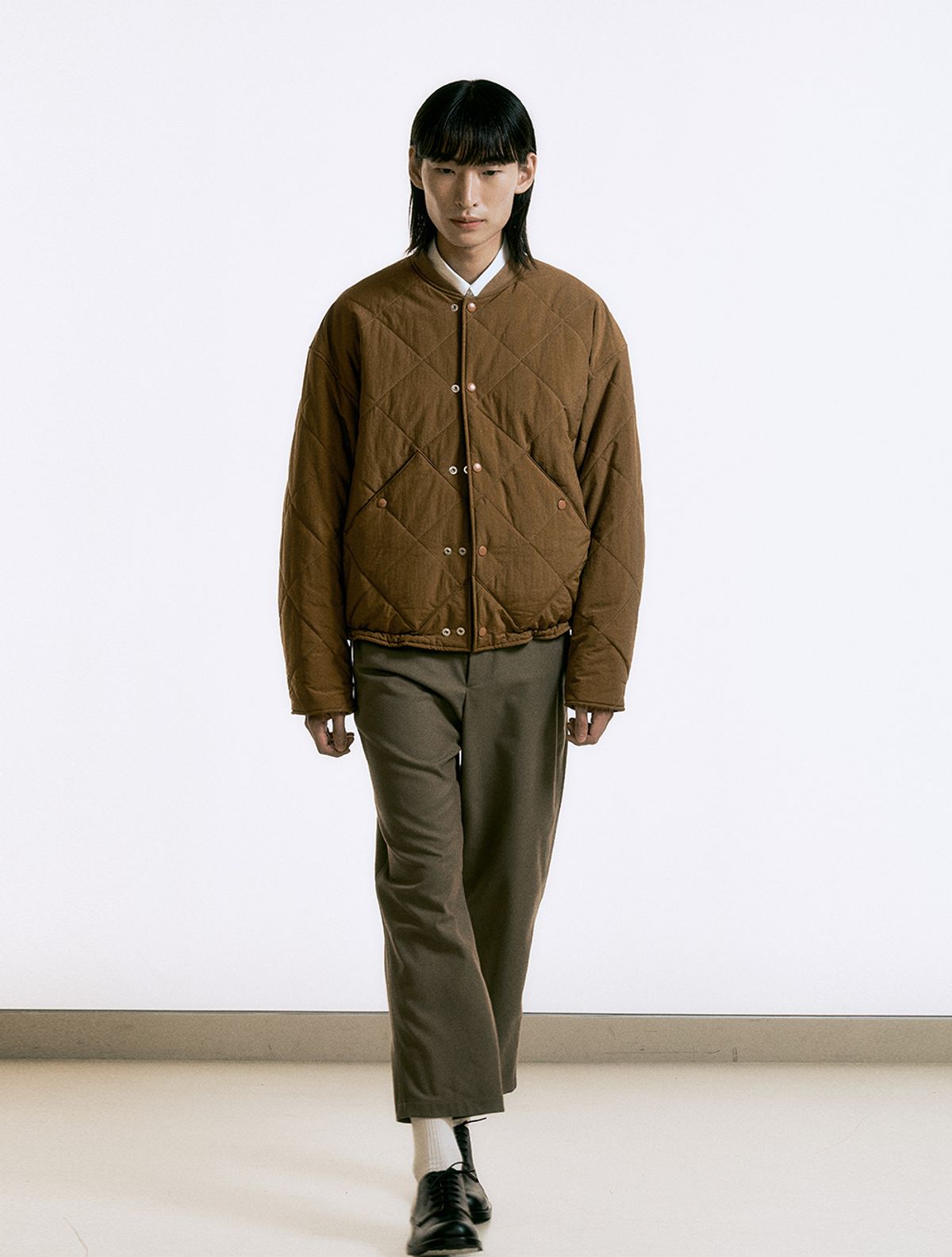 데호(DEHO) QUILTED JACKET [Camel]