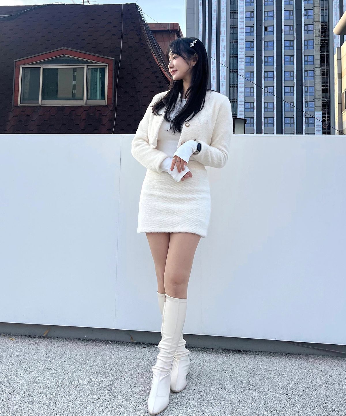 어커버(ACOVER) 크롭핏 워머 긴팔 티셔츠 3color