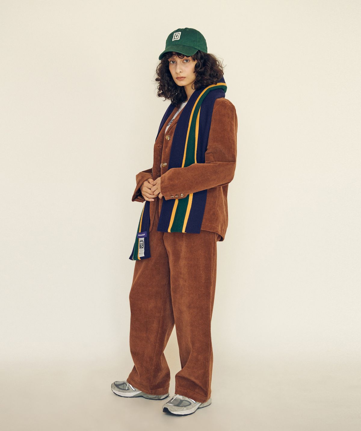 버나드밀즈(BERNARD MILLS) THREE BUTTON CORDUROY JACKET - BROWN