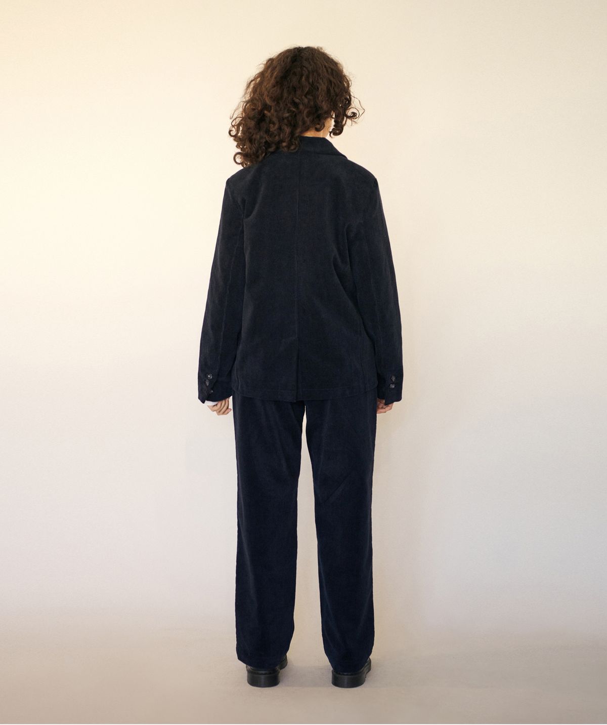 버나드밀즈(BERNARD MILLS) THREE BUTTON CORDUROY JACKET - NAVY