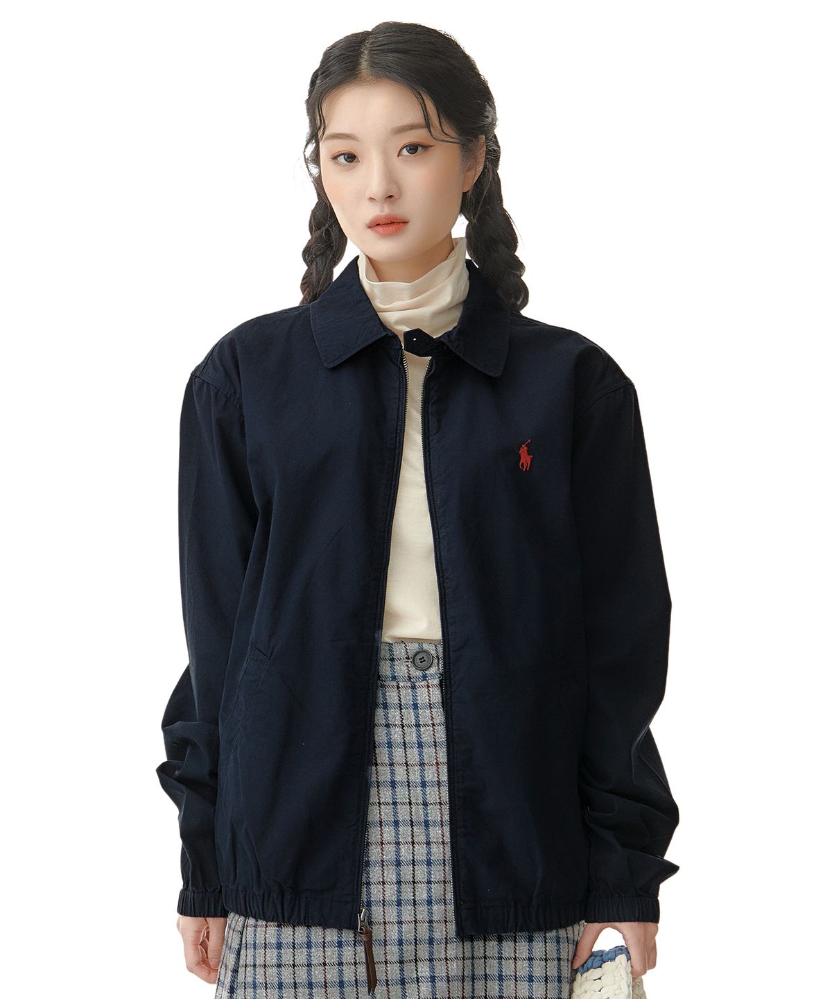 폴로 랄프 로렌(POLO RALPH LAUREN) 베이포트 코튼 재킷 - 네이비