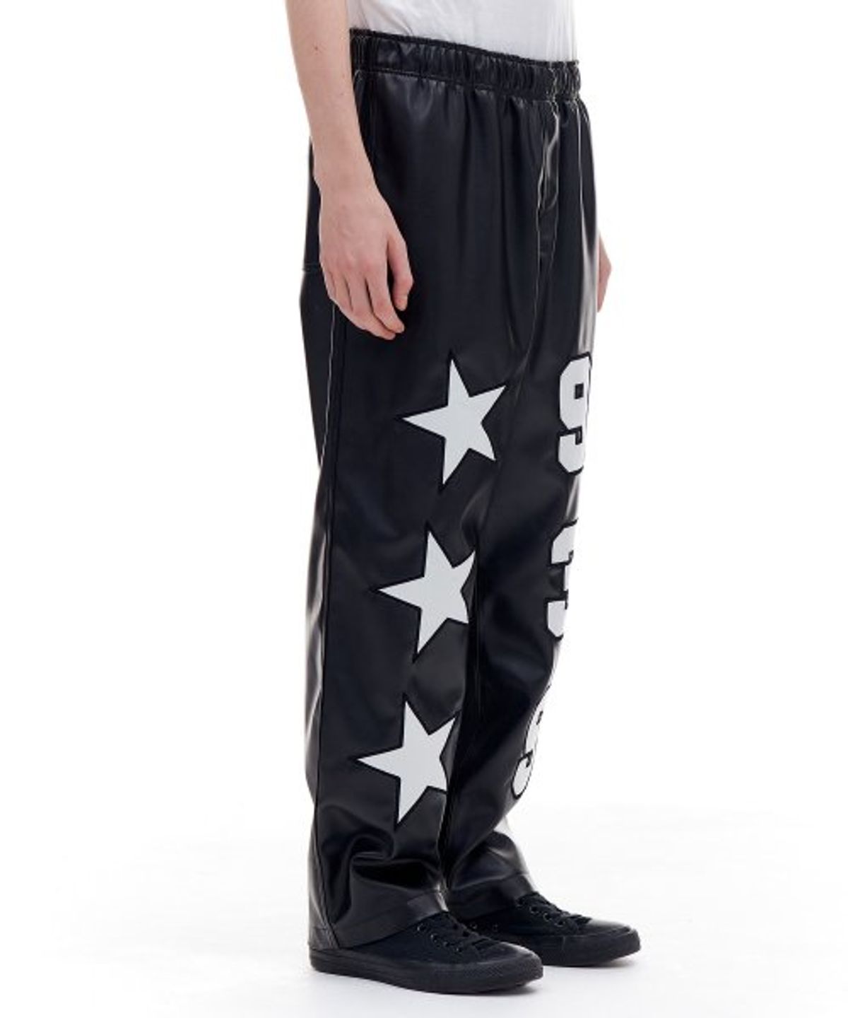 아카이브 볼드(ARCHIVE BOLD) FAKE LEATHER PANTS (BLACK)