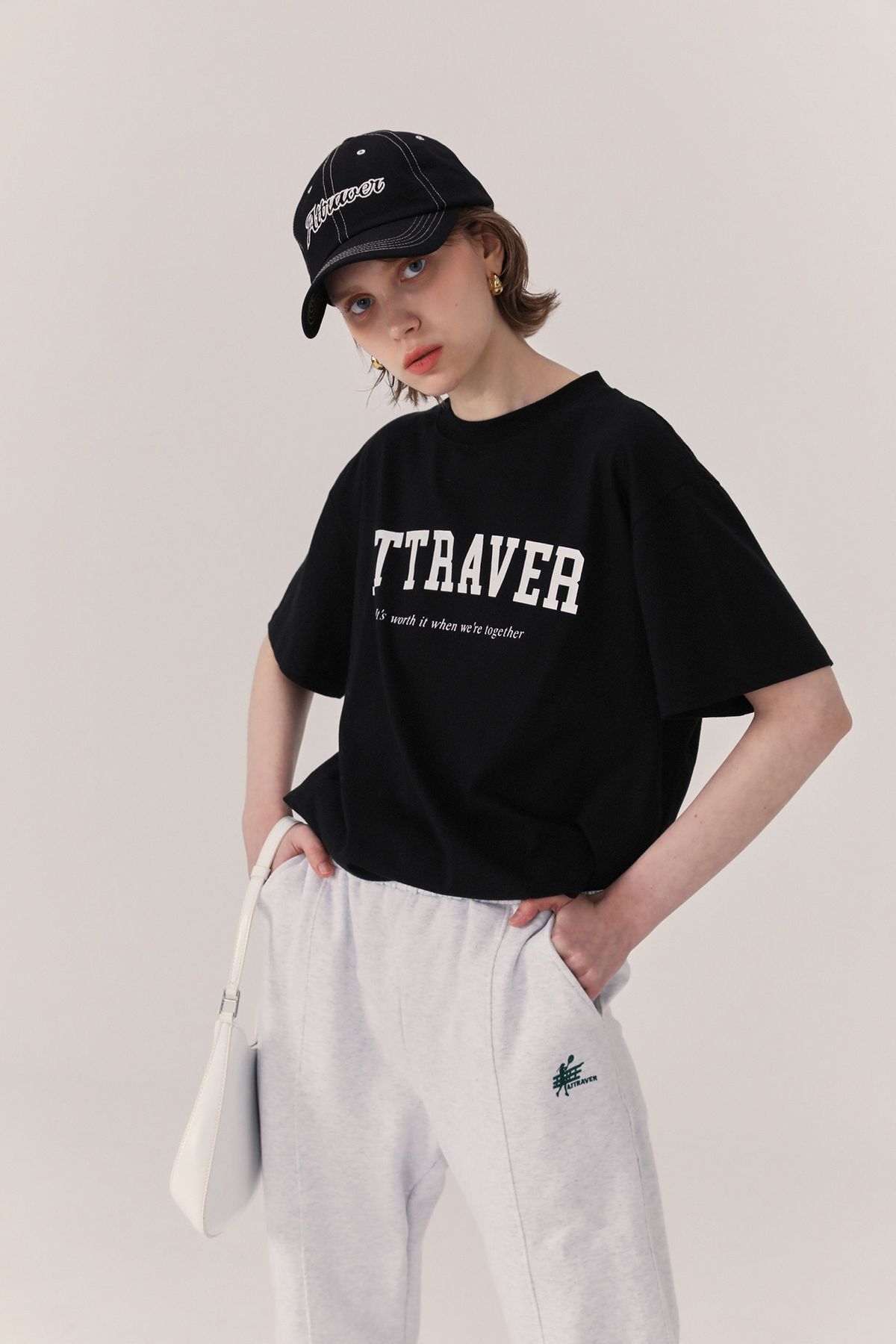 아뜨라베르(ATTRAVER) 베르 조거팬츠 멜란지