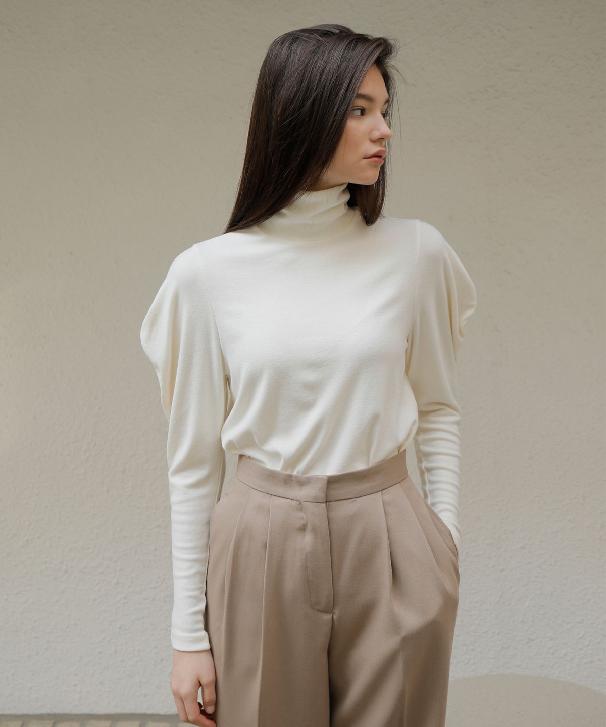 폴앤앨리스(PAUL&ALICE) BALLOON SLEEVE TURTLENECK / 7COLOR
