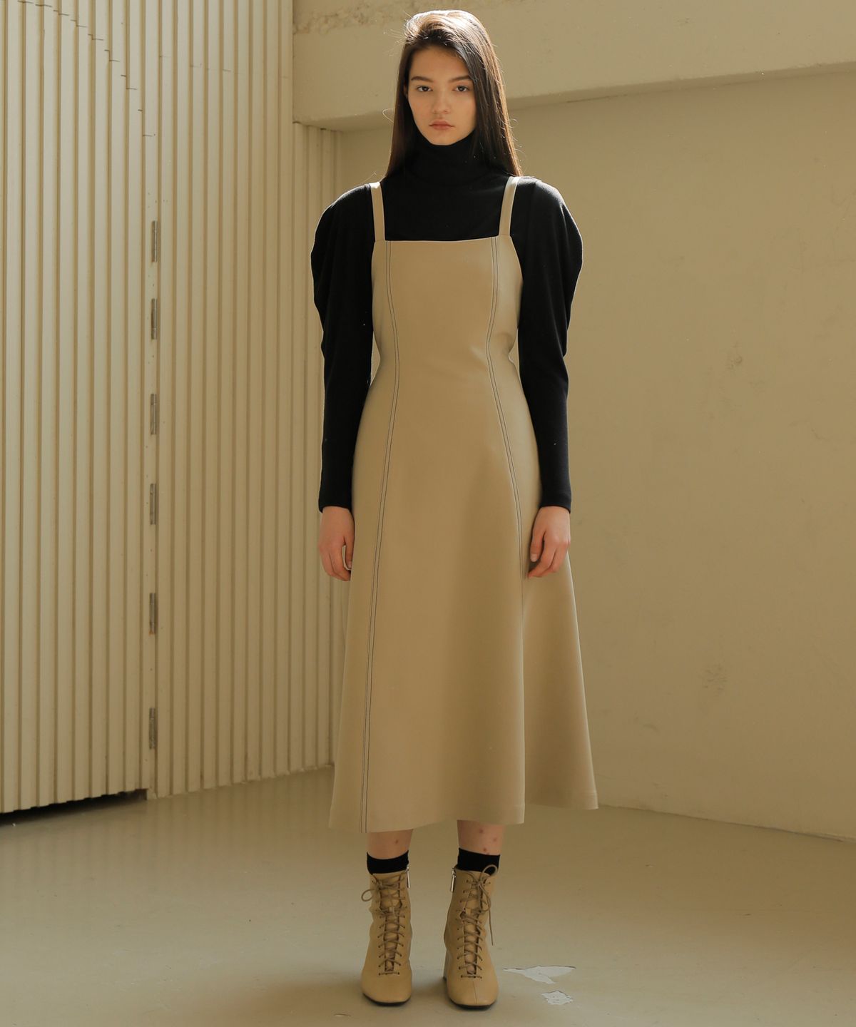 폴앤앨리스(PAUL&ALICE) BALLOON SLEEVE TURTLENECK / 7COLOR