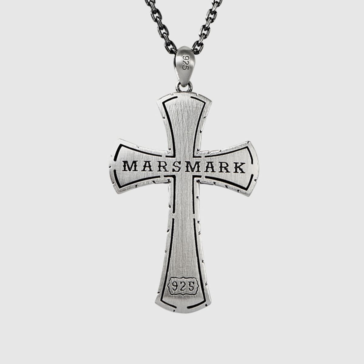 마르스마크(MARS MARK) Wide Cracked Cross Pendant