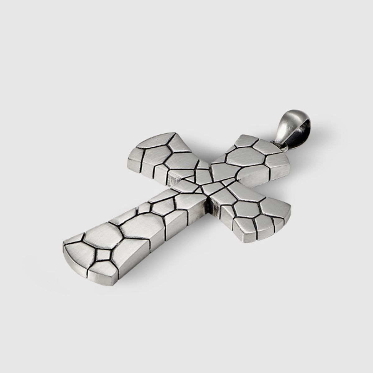 마르스마크(MARS MARK) Wide Cracked Cross Pendant