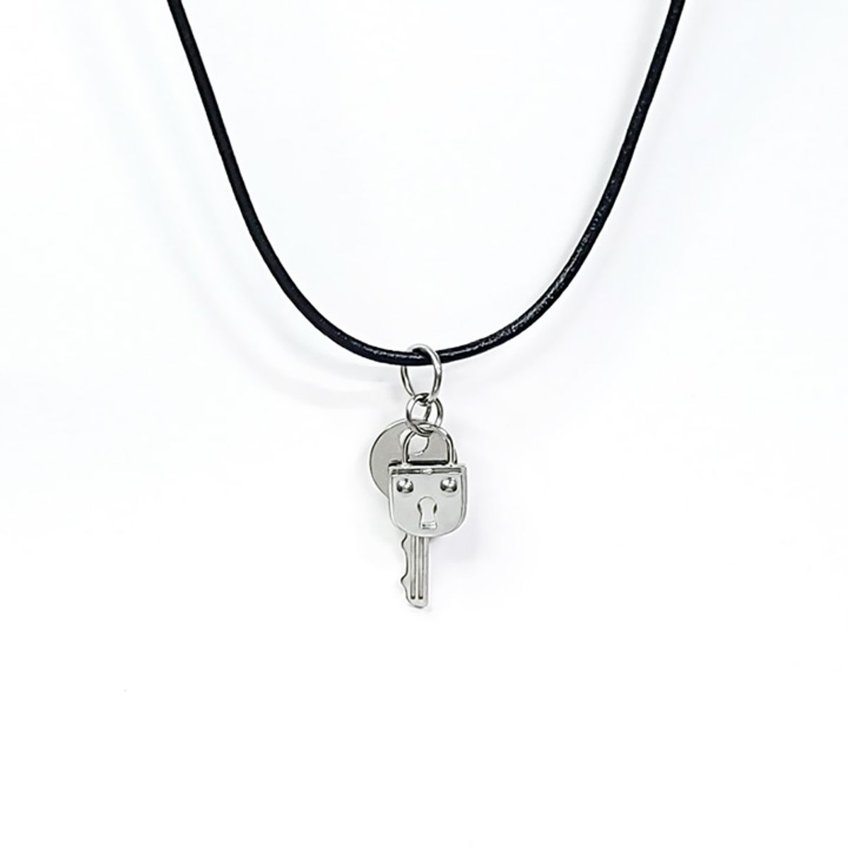 글로리아덴(GLORY_ARDEN) [남여공용] leather key&lock 목걸이 / GHMN-288