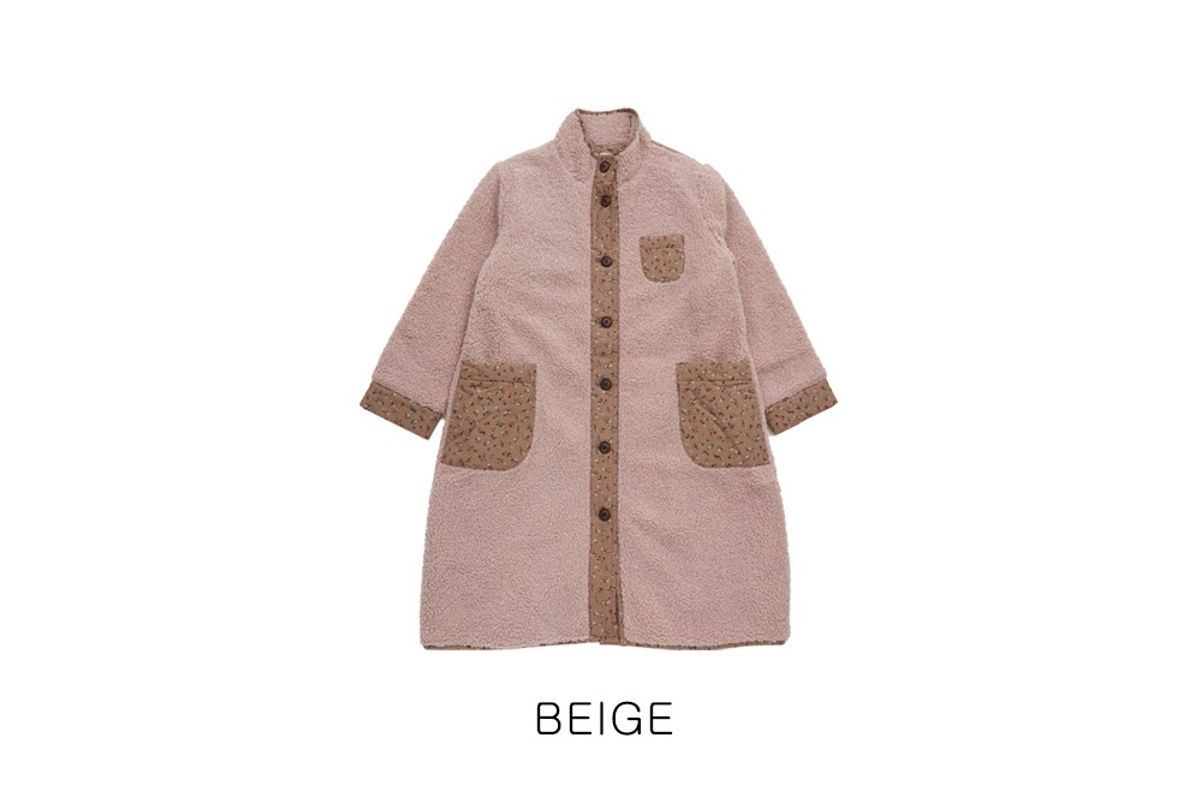 스타일바이미인(STYLEBYMIIN) 잔꽃테디롱코트
