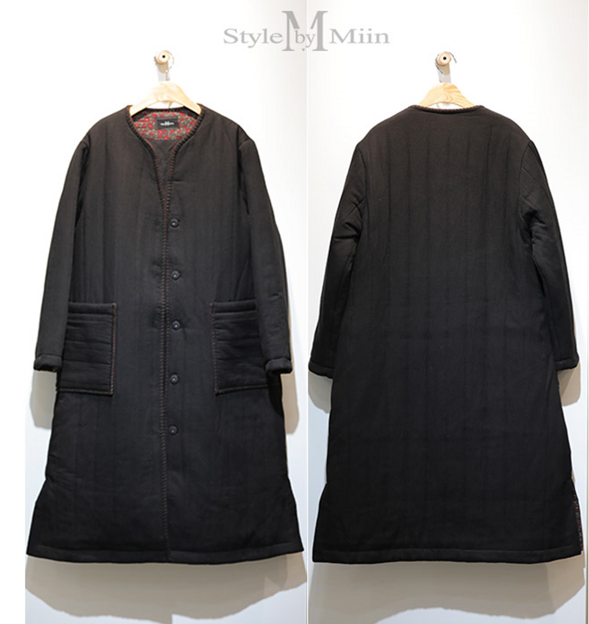 스타일바이미인(STYLEBYMIIN) 로망줄패딩코트