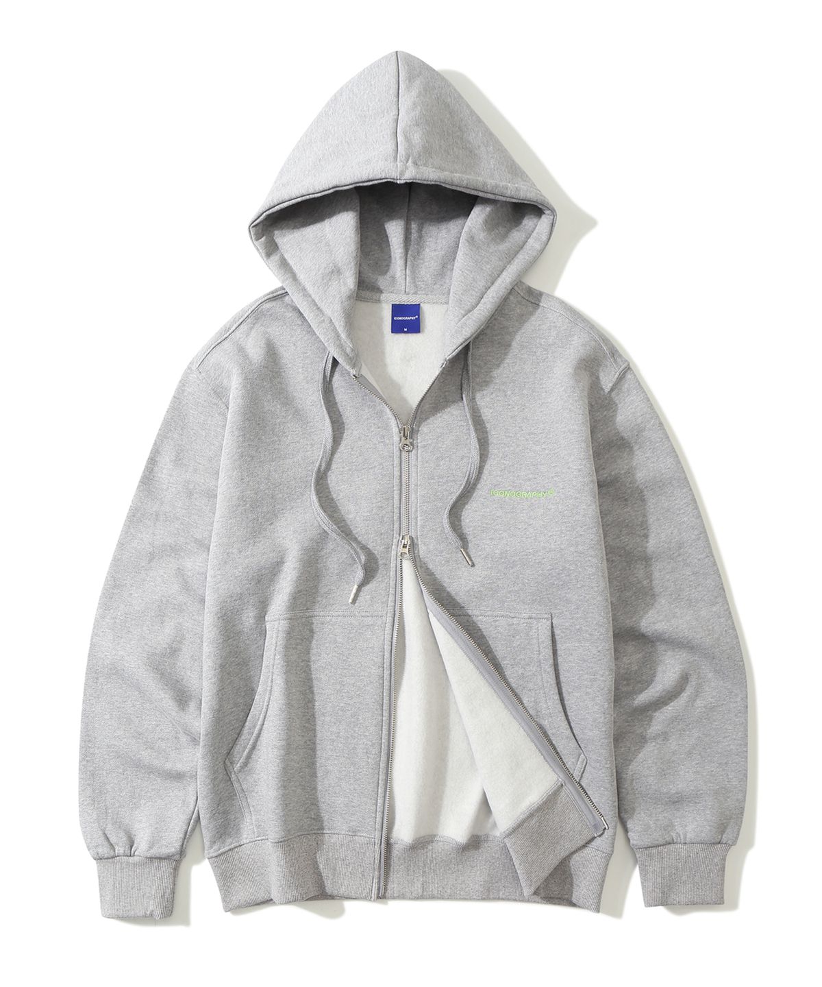 아이코노그라피(ICONOGRAPHY) [SET] 기모_Hoodie 2way Zip-up & Training jogger GR