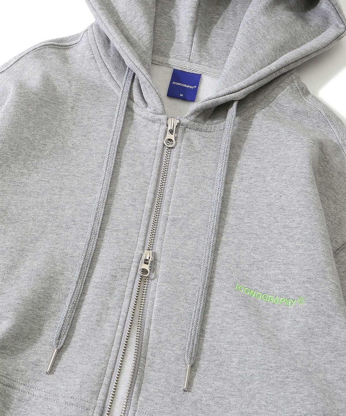 아이코노그라피(ICONOGRAPHY) [SET] 기모_Hoodie 2way Zip-up & Training jogger GR
