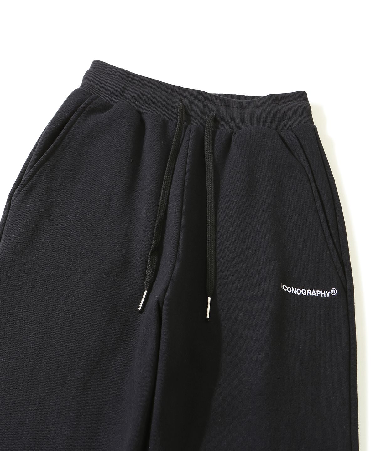 아이코노그라피(ICONOGRAPHY) [SET] 기모_Hoodie 2way Zip-up & Training jogger BK