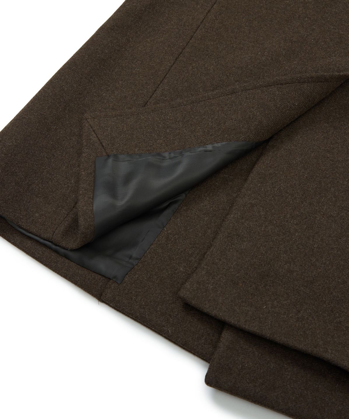 이에이(IEY) ROY DOUBLE BREASTED COAT Dark Brown
