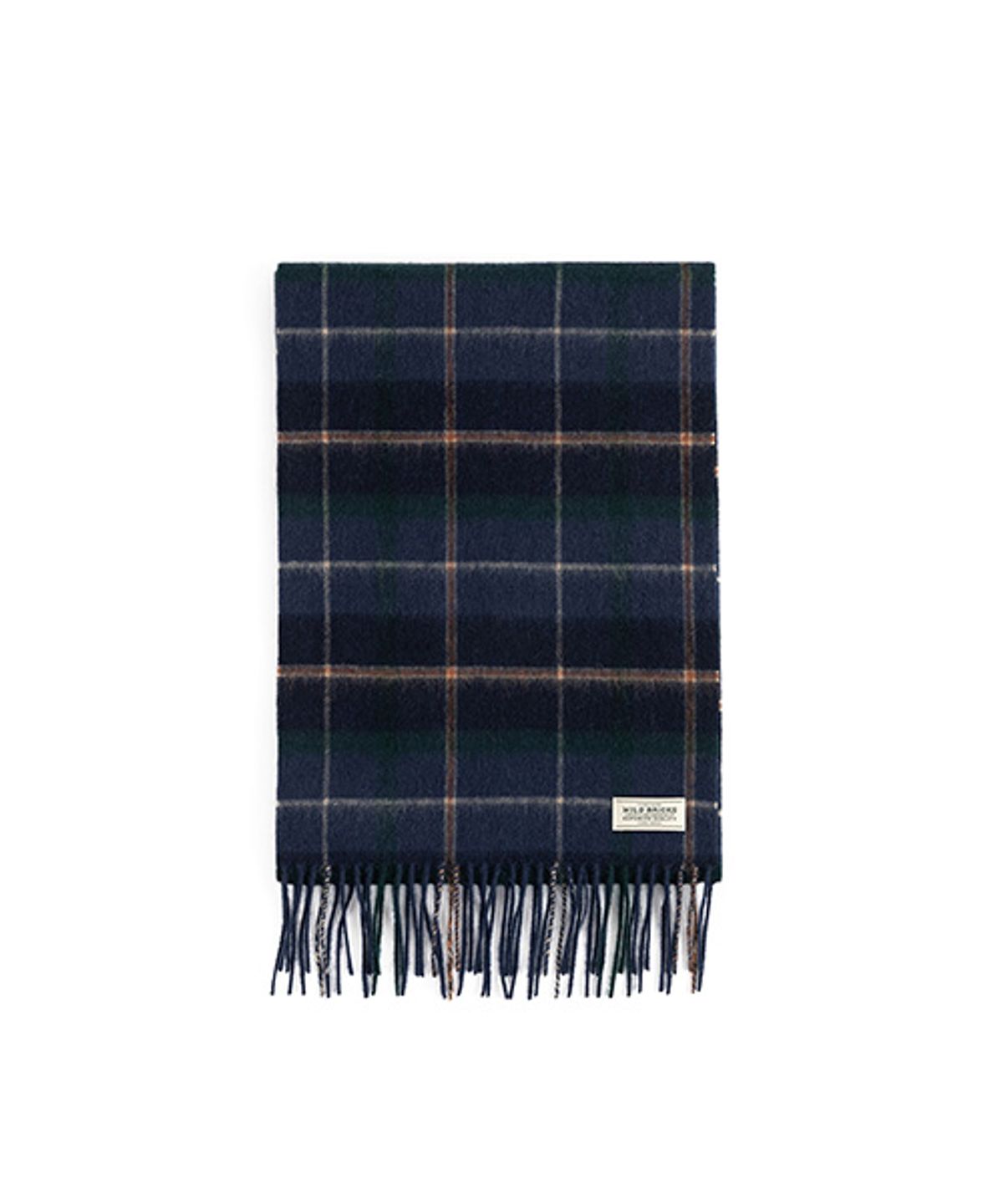 와일드 브릭스(WILD BRICKS) TS CHECK WOOL MUFFLER (navy)