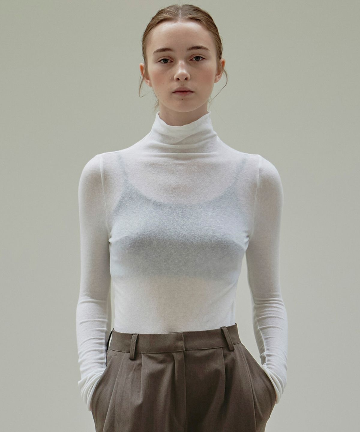 닉앤니콜(NICK&NICOLE) [ESSENTIAL] TURTLENECK SLIM KNIT TOP_5 COLOR