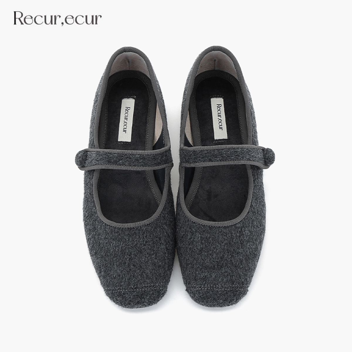 르쿠어에쿠어(RECUR ECUR) 1401 잔느 메리제인 차콜그레이
