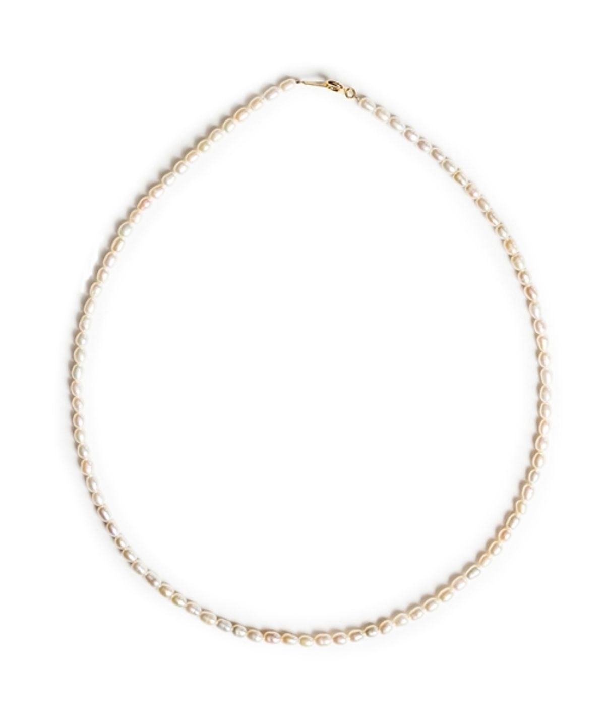 봉보(BONBEAU) Breeze pearl simple layered Necklace 레이어드 쌀알 담수진주 목걸이 4mm 5mm