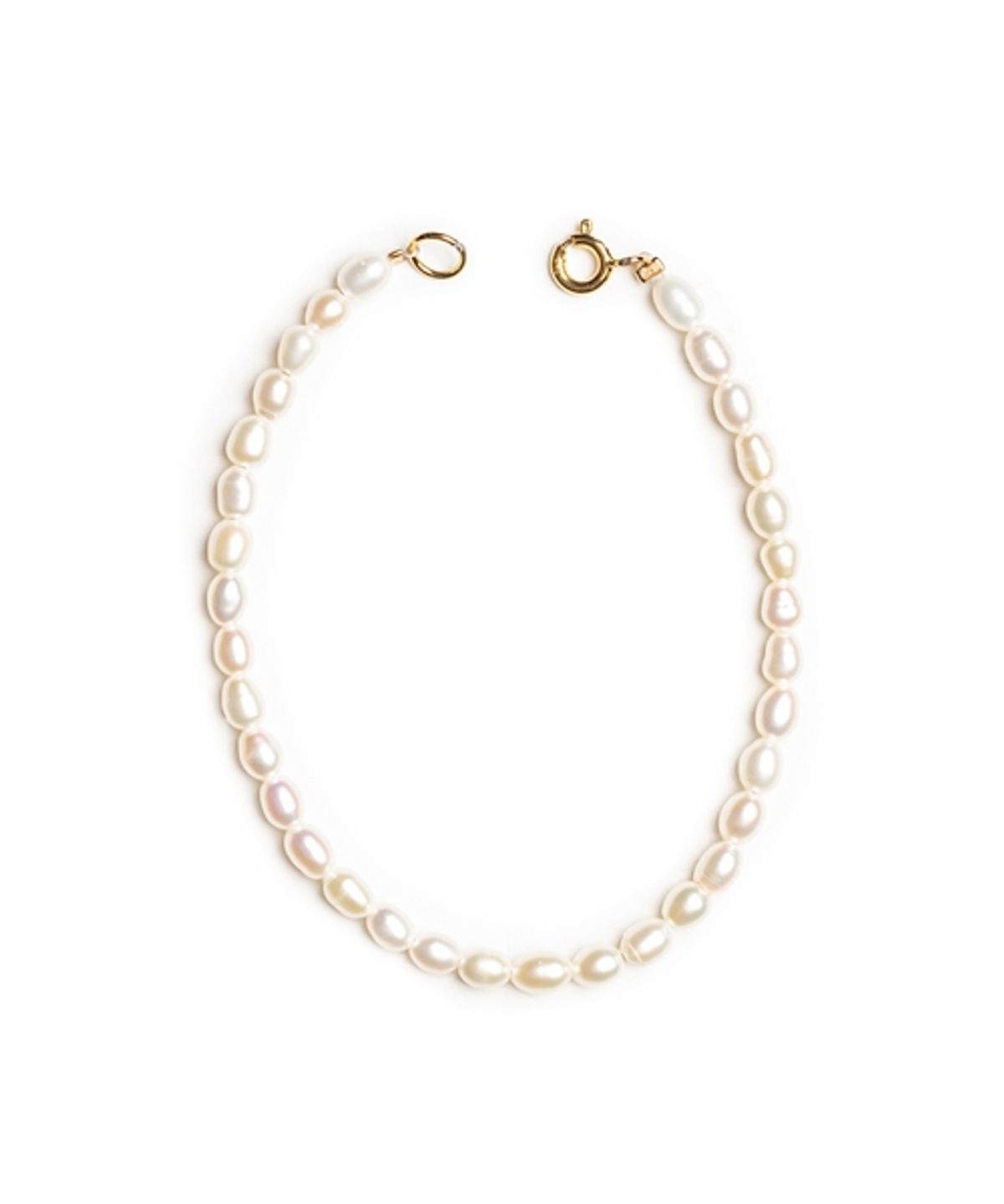 봉보(BONBEAU) Breeze pear simple layered Bracelet 레이어드 쌀알 담수진주 팔찌 4mm 5mm