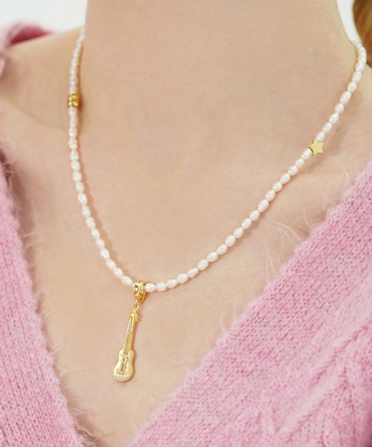 봉보(BONBEAU) music motive gold pendant 뮤직 모티브 골드 팬던트