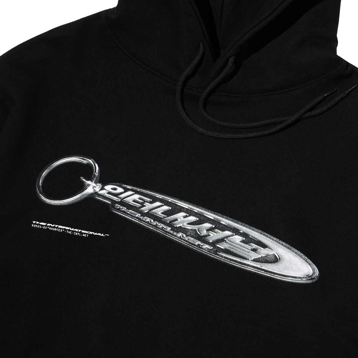 인터내셔널(THE INTERNATIIIONAL) Tech Logo Keyring Hoodie