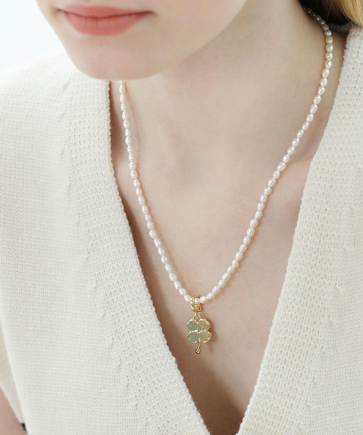 봉보(BONBEAU) lucky motive gold pendant 럭키 모티브 골드 팬던트