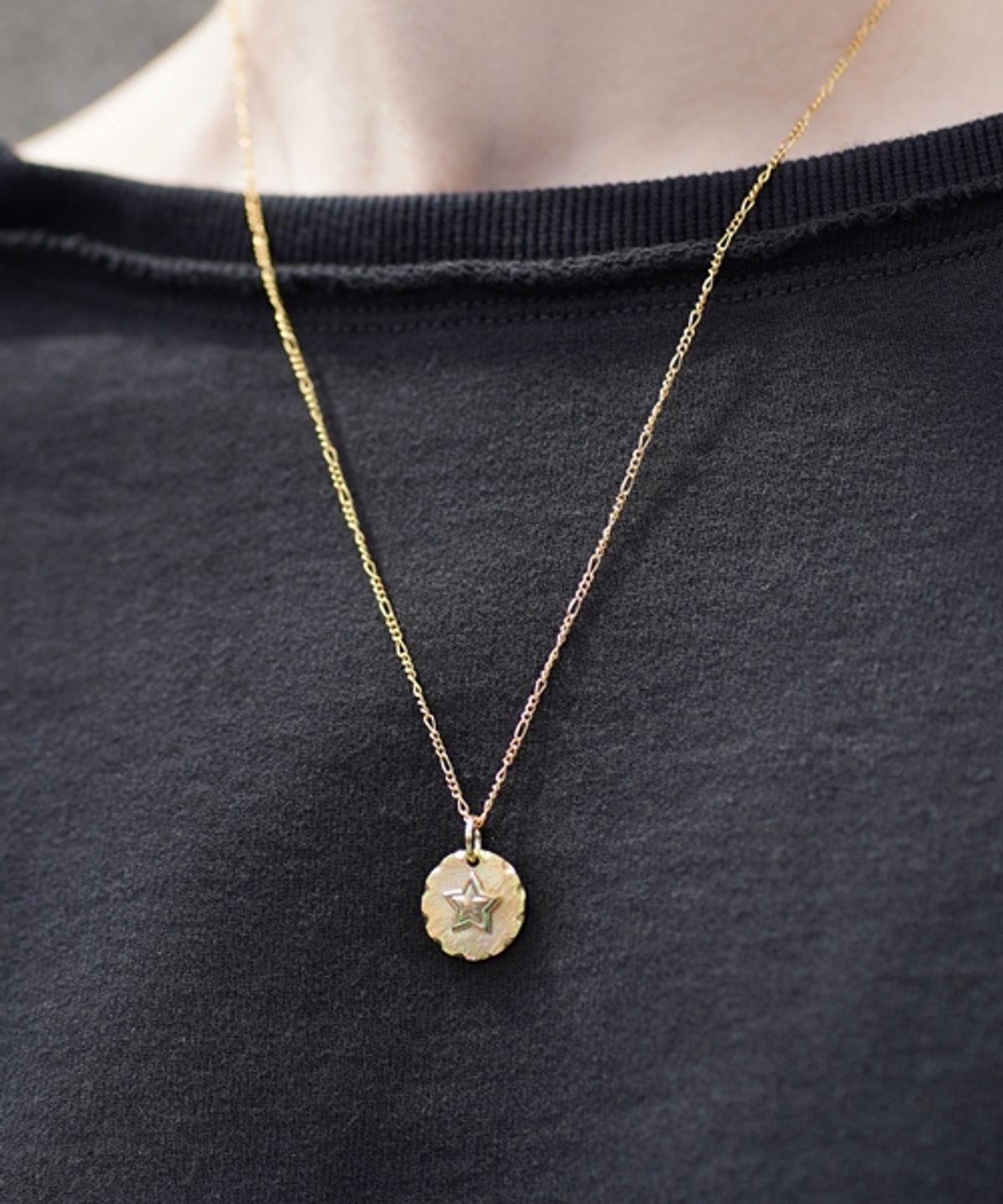 봉보(BONBEAU) lucky motive gold pendant 럭키 모티브 골드 팬던트