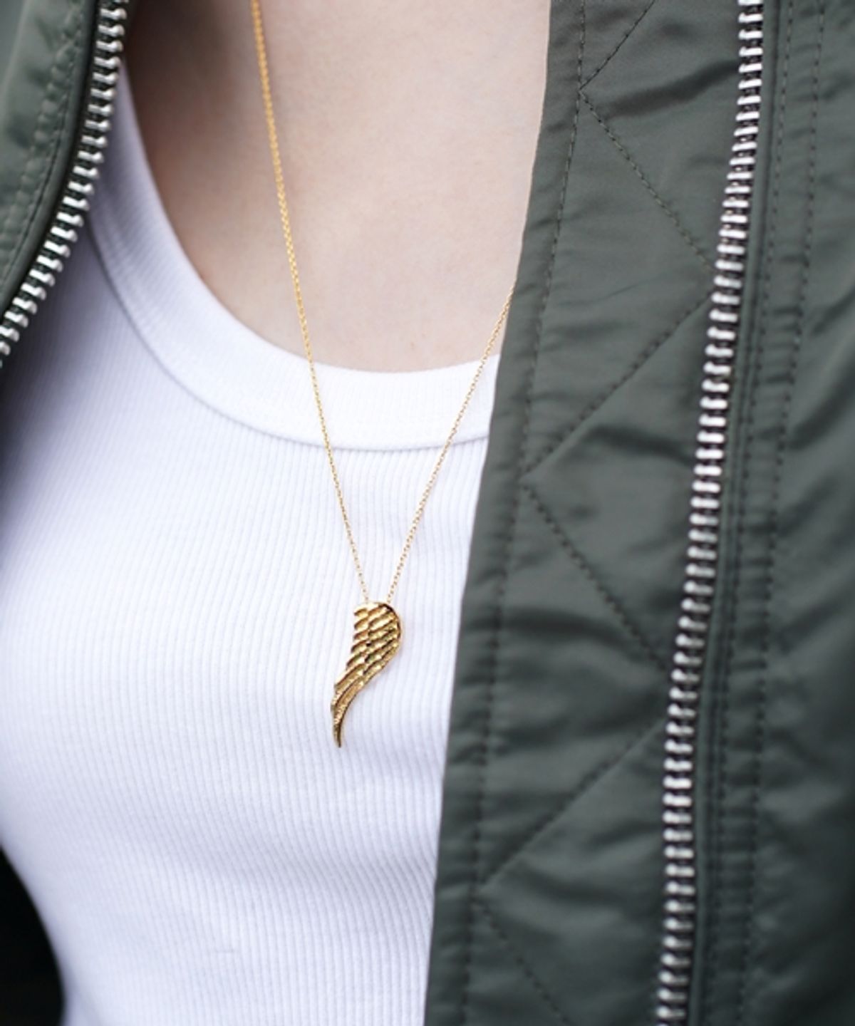 봉보(BONBEAU) lucky motive gold pendant 럭키 모티브 골드 팬던트