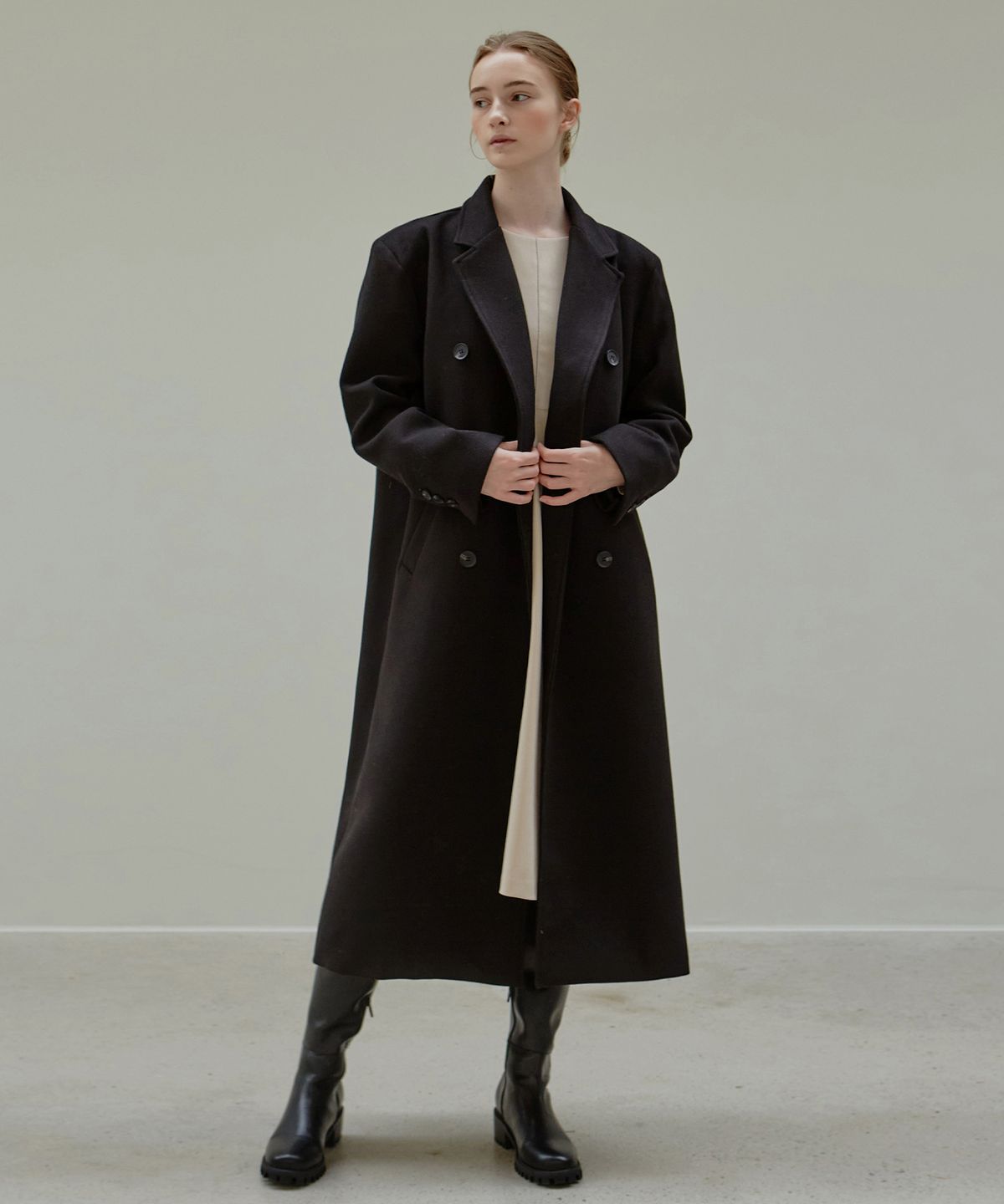 닉앤니콜(NICK&NICOLE) TAILORED DOUBLE COAT_3 COLOR