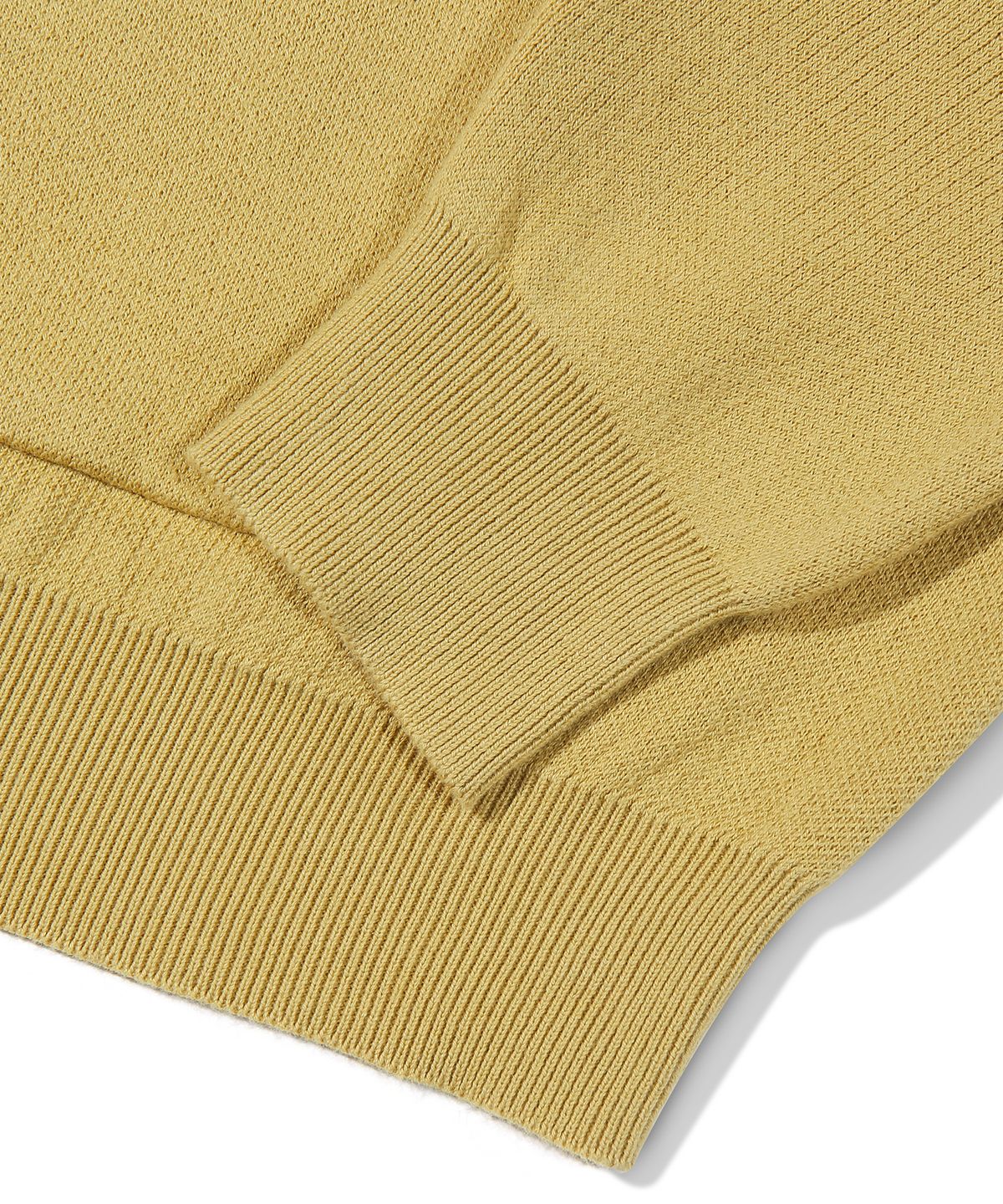 다이아몬드 레이라(DIAMOND LAYLA) Oversize Out Pocket Cotton Collar Knit K9 Mustard