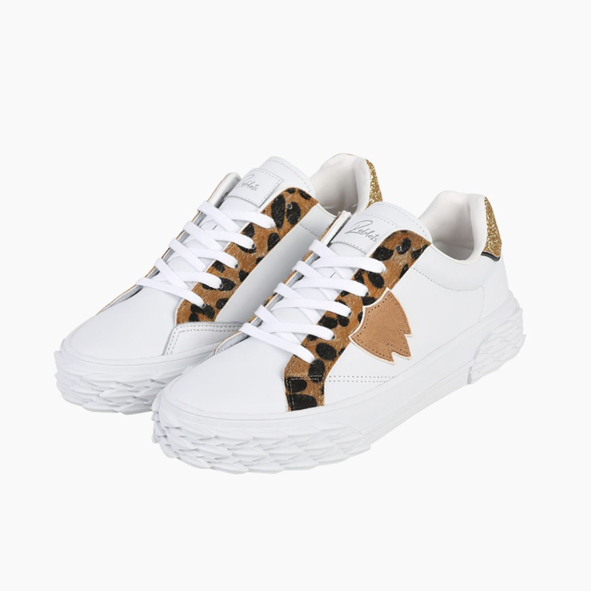 리블렛츠더블엠(REBLETSWM) 마코W 레더 멀티레오파드 MAKO W LEATHER MULTI LEOPARD