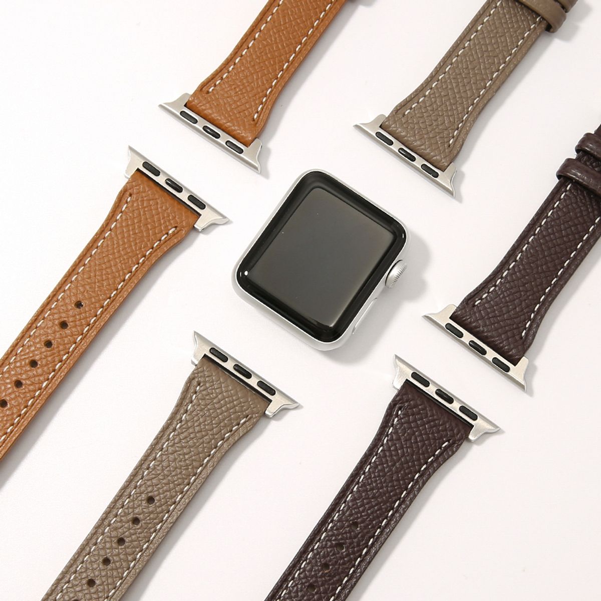 로이드(LLOYD) 베이직 프리미엄 가죽 애플워치용 스트랩 7 6 5 4 3 2 1 SE세대 (24종 택1)