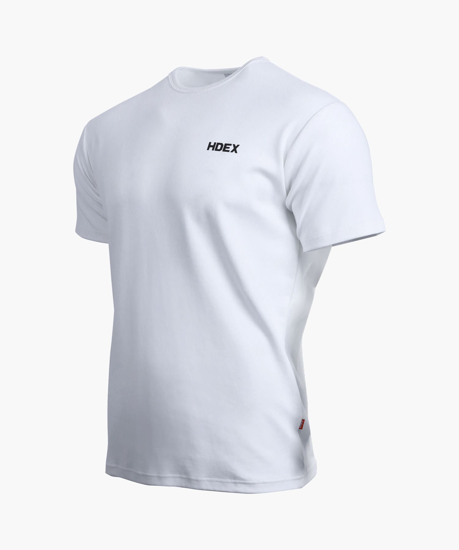 MUSINSA | HDEX Main small logo muscle-fit short sleeve tee 4
