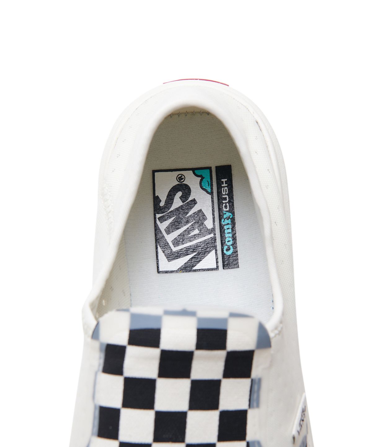 반스(VANS) 컴피쿠시 원 - (체커보드) 마시멜로우:블랙 / VN0A45J5Q4O1