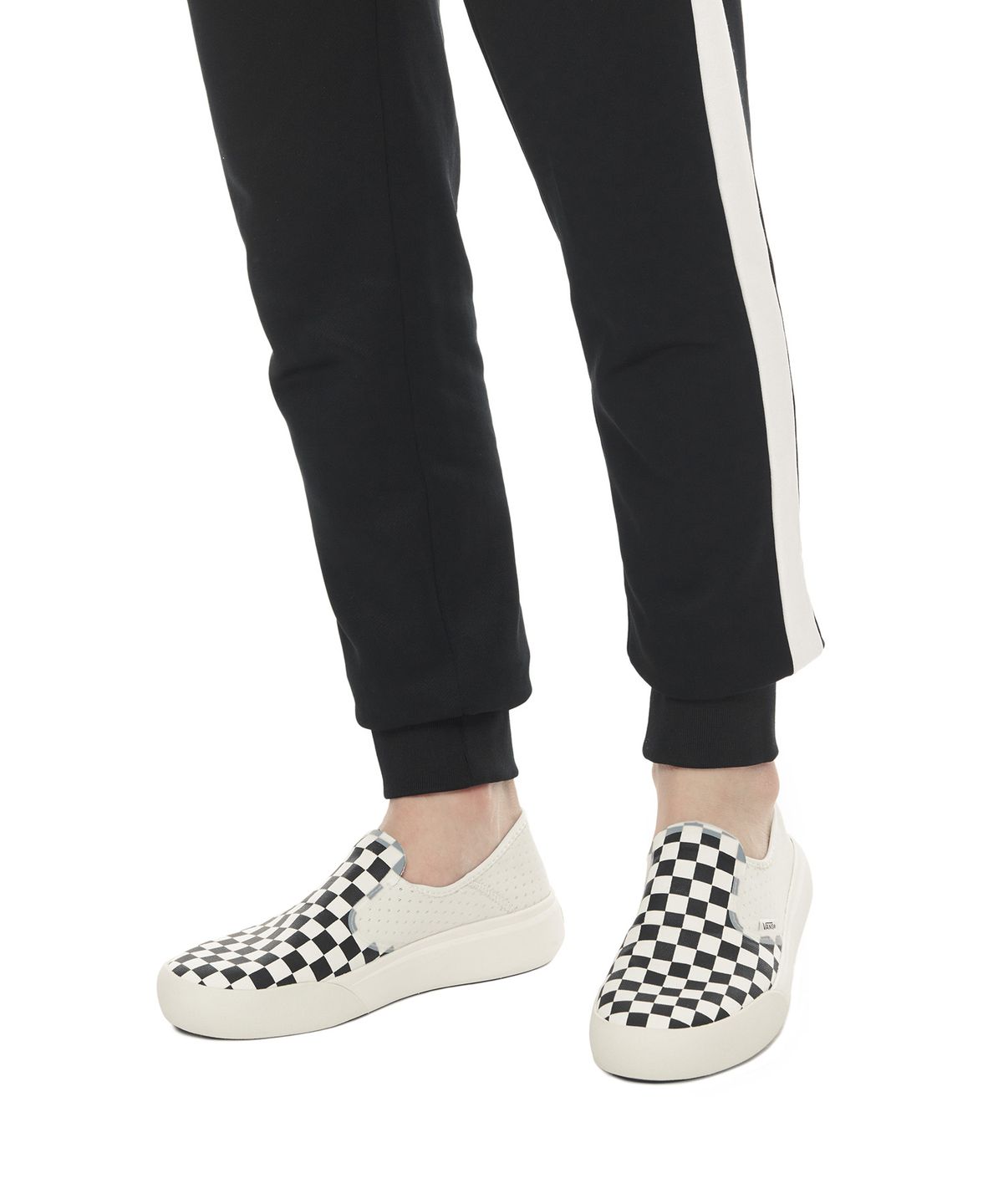 반스(VANS) 컴피쿠시 원 - (체커보드) 마시멜로우:블랙 / VN0A45J5Q4O1