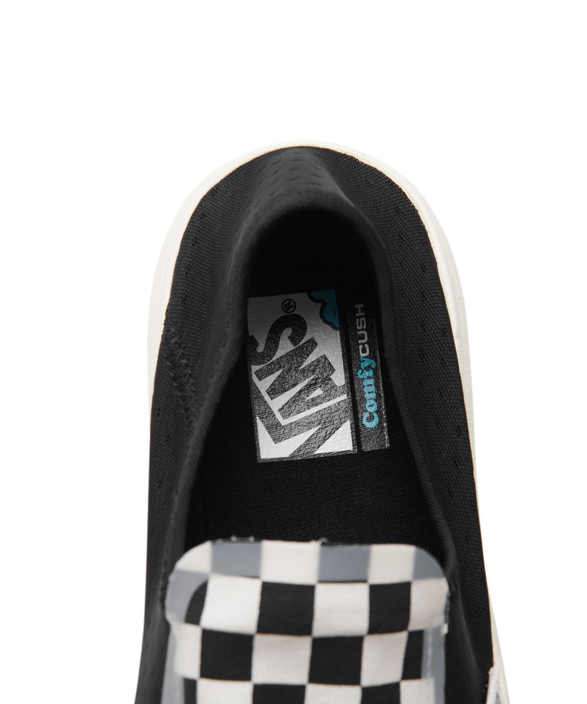 반스(VANS) 컴피쿠시 원 - (체커보드) 블랙:마시멜로우 / VN0A45J5R6R1