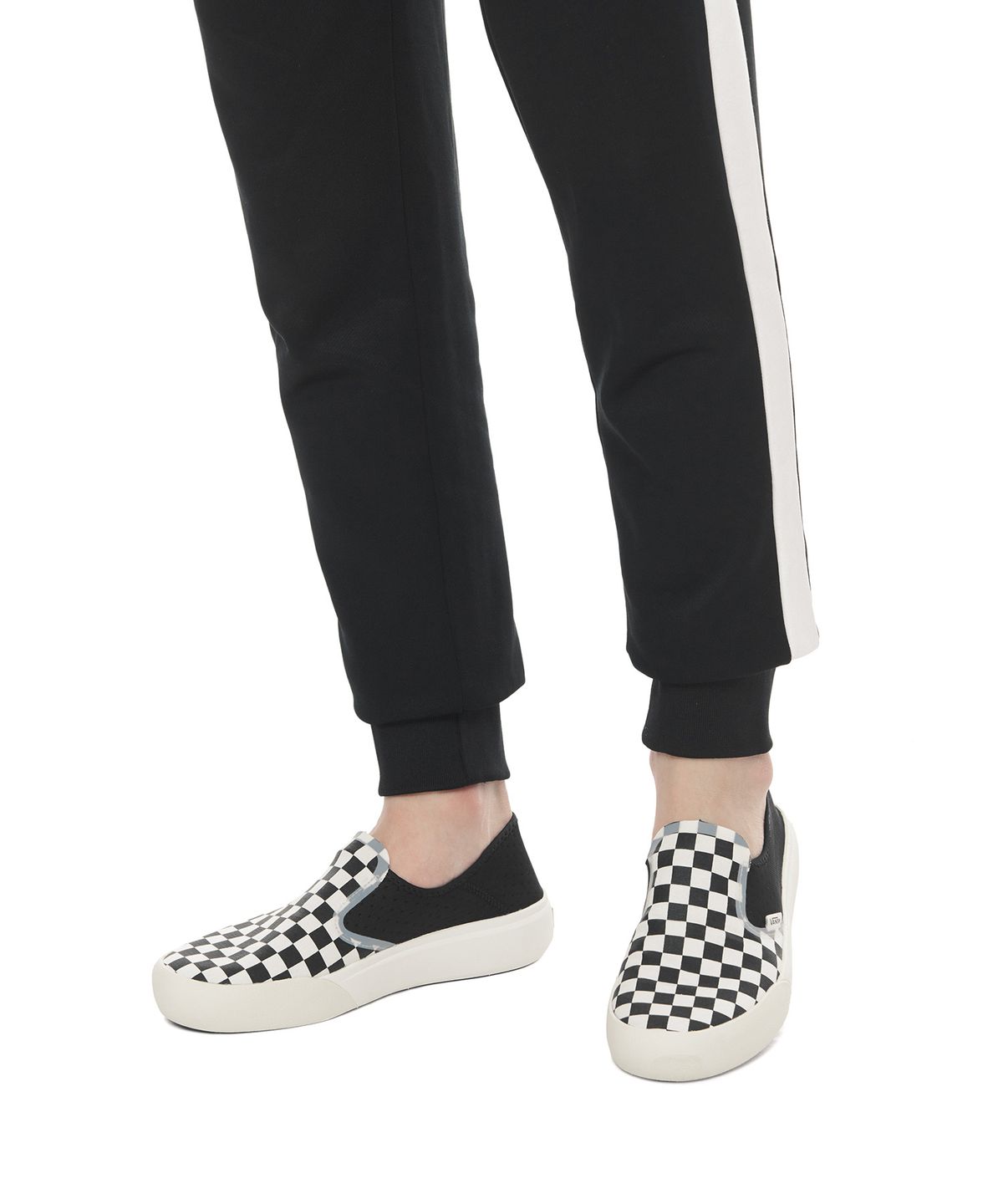 반스(VANS) 컴피쿠시 원 - (체커보드) 블랙:마시멜로우 / VN0A45J5R6R1