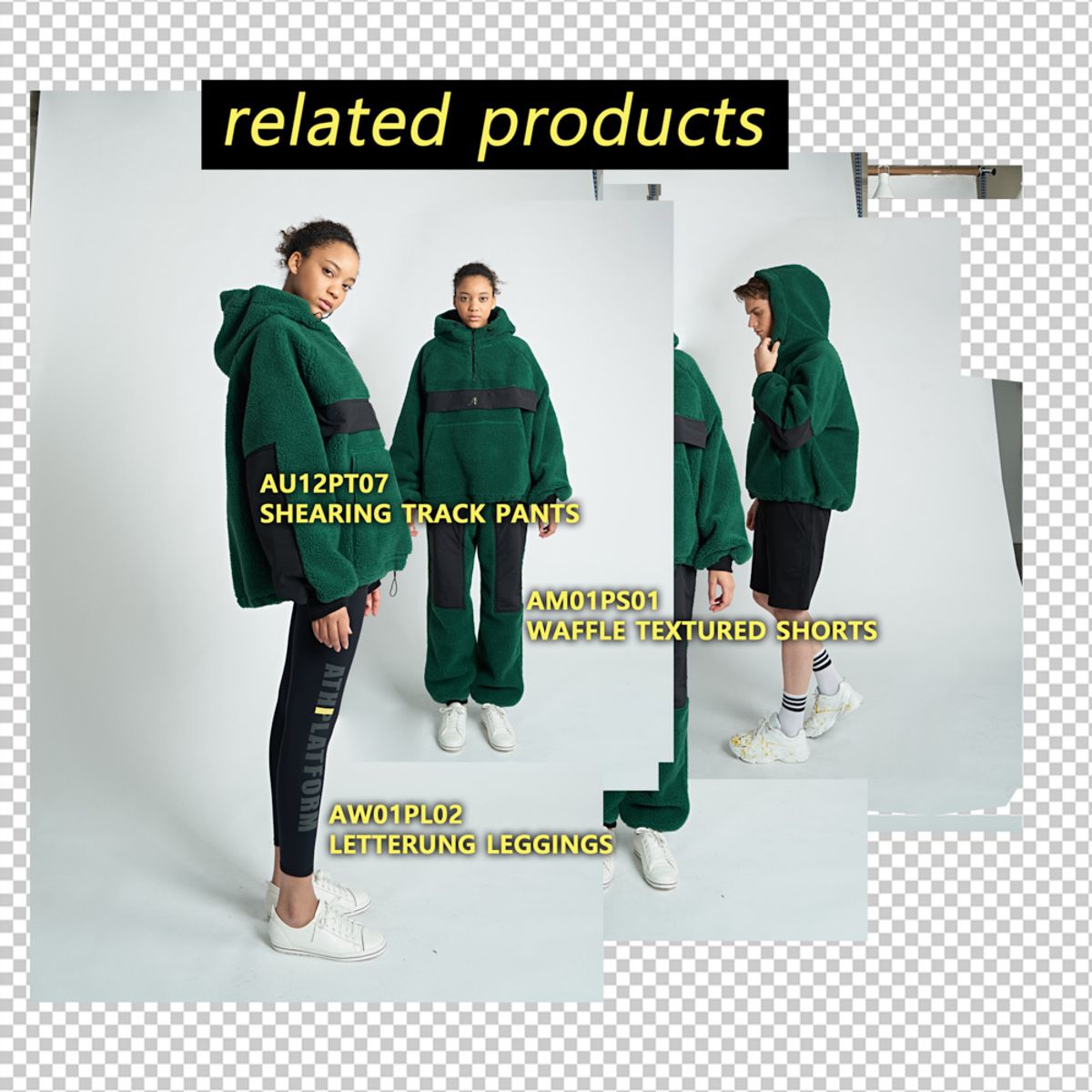 애스플래폼(ATHPLATFORM) AU12JO07 시어링 아노락_그린