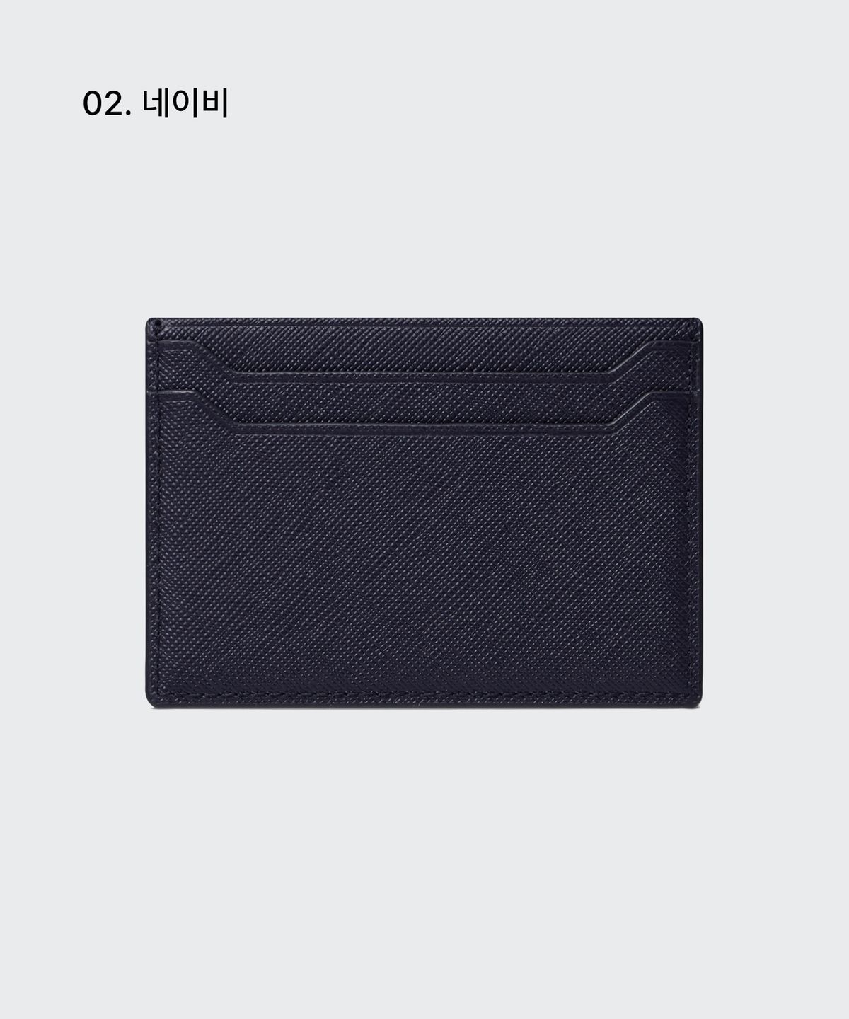 무신사 스탠다드(MUSINSA STANDARD) 사피아노 레더 트라페즈 카드 지갑