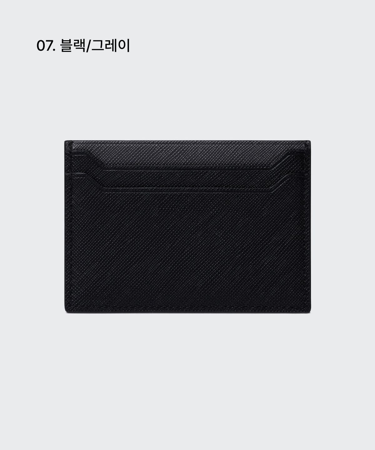무신사 스탠다드(MUSINSA STANDARD) 사피아노 레더 트라페즈 카드 지갑