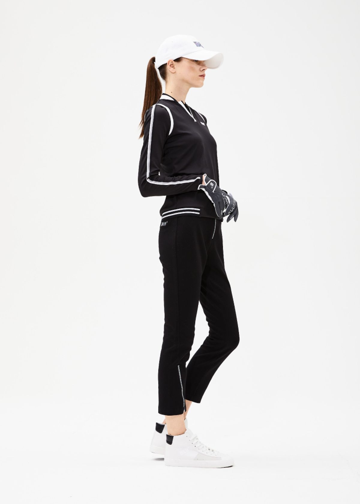 블루닷(BLUDOT) SPACE STRAIGHT PANTS_BK