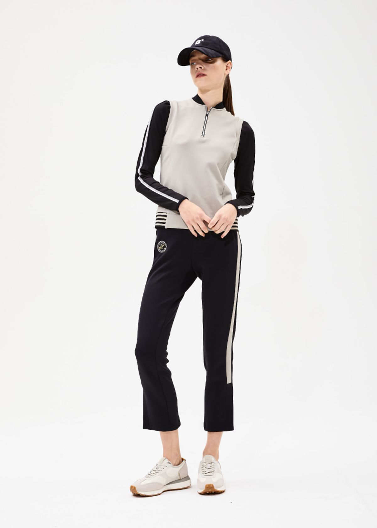 블루닷(BLUDOT) SPACE BANDING PANTS_BK