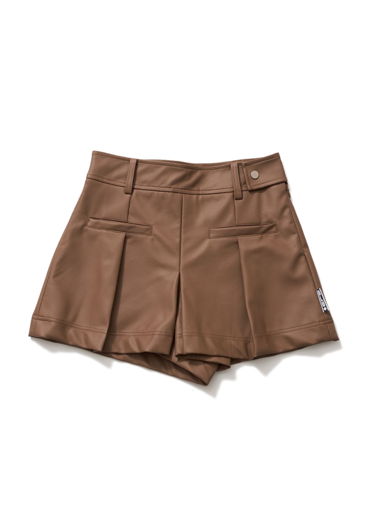 블루닷(BLUDOT) FAKE LEATHER HALF PANTS_CM